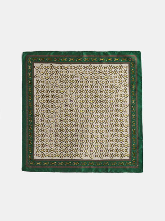 Classic Chain Print Silk Scarf